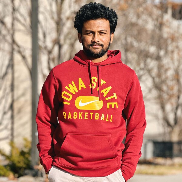 Nike® Iowa State Basketball Cardinal Hoodie